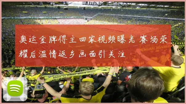 奥运金牌得主回家视频曝光 赛场荣耀后温情返乡画面引关注